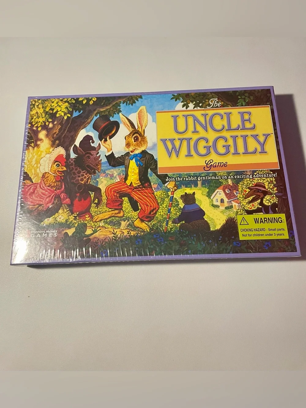 NIB Uncle Wiggily Board Game Winning Moves Classic Kids Game Sealed Disclaimer